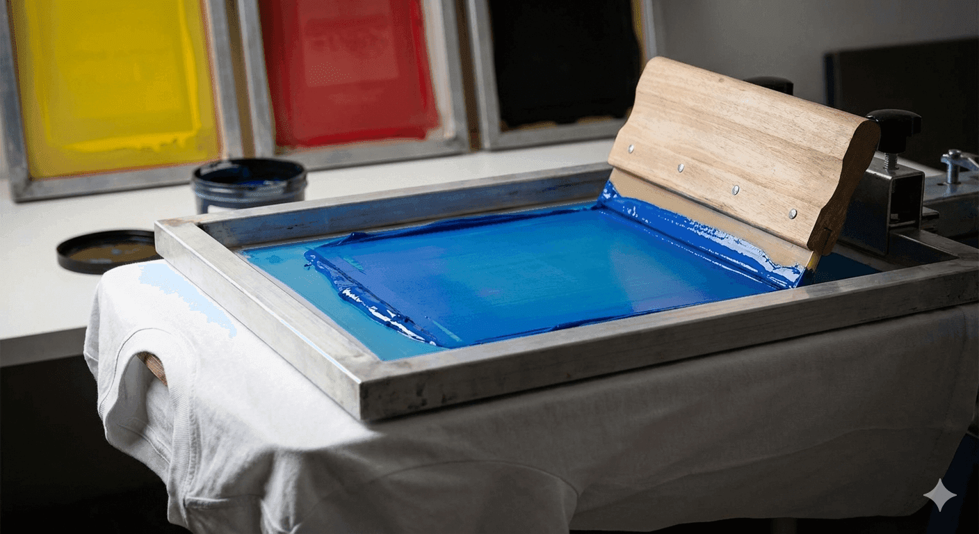 Films de séparation de couleurs sérigraphie superposés